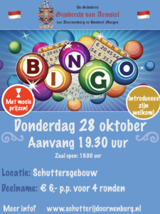 Bingo @ Schuttersgebouw